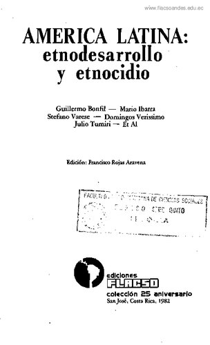 América Latina: etnodesarrollo y etnocidio