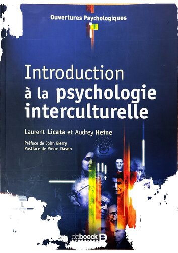 Introduction à la psychologie interculturelle