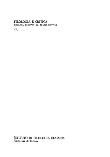 Mito e attualità nelle odi di Pindaro: la Nemea 4, l'Olimpica 9, l'Olimpica 7