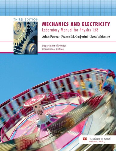 Mechanics and Electricity Laboratory Manual for Physics 158 (University at Buffalo)