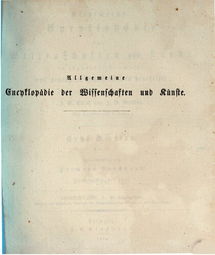 Allgemeine Encyclopädie der Wissenschaften und Künste in alphabetischer Folge / Griechenland A. Alt-Griechenland (Religion oder Mythologie, Theologie und Gottesverehrung der Griechen, Griechische Kunst )