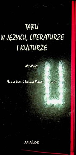 Tabu w języku, literaturze i kulturze