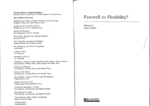 Farewell to flexibility? (-ch 1,3,4,5,6,14 only-)