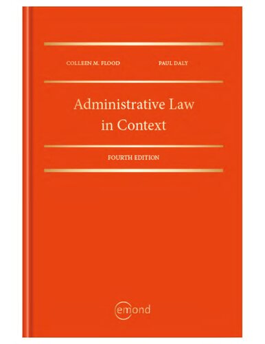 Administrative Law in Context, 4th Edition