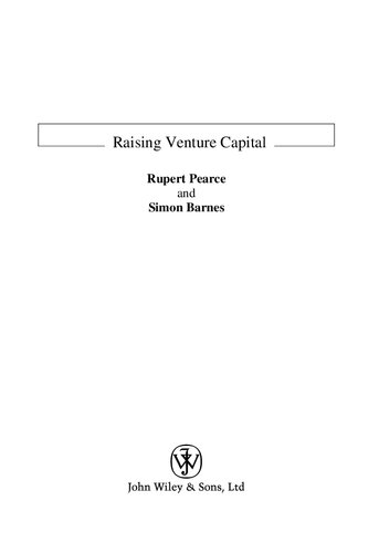 Raising Venture Capital