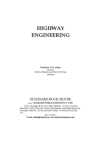 Highway Engineering