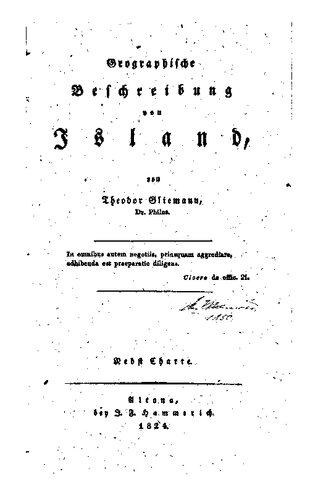 Geographische Beschreibung von Island