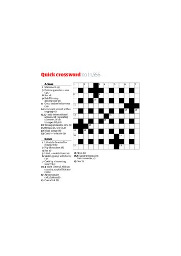 Guardian Quick Crosswords 2017-2020