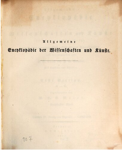 Allgemeine Encyclopädie der Wissenschaften und Künste in alphabetischer Folge / Georg IV. (König von England) bis Gerhard