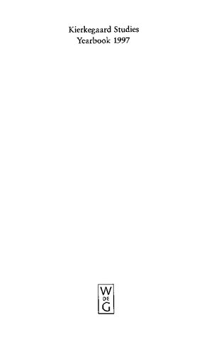 Kierkegaard Studies Yearbook 1997