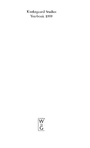 Kierkegaard Studies Yearbook 1999