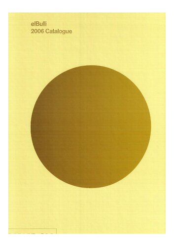 elBulli 2006 Catalogue