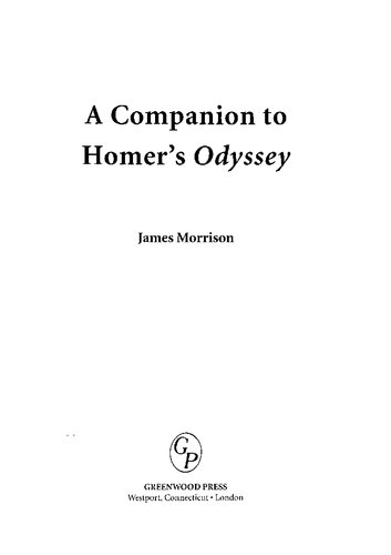 A Companion to Homer's Odyssey