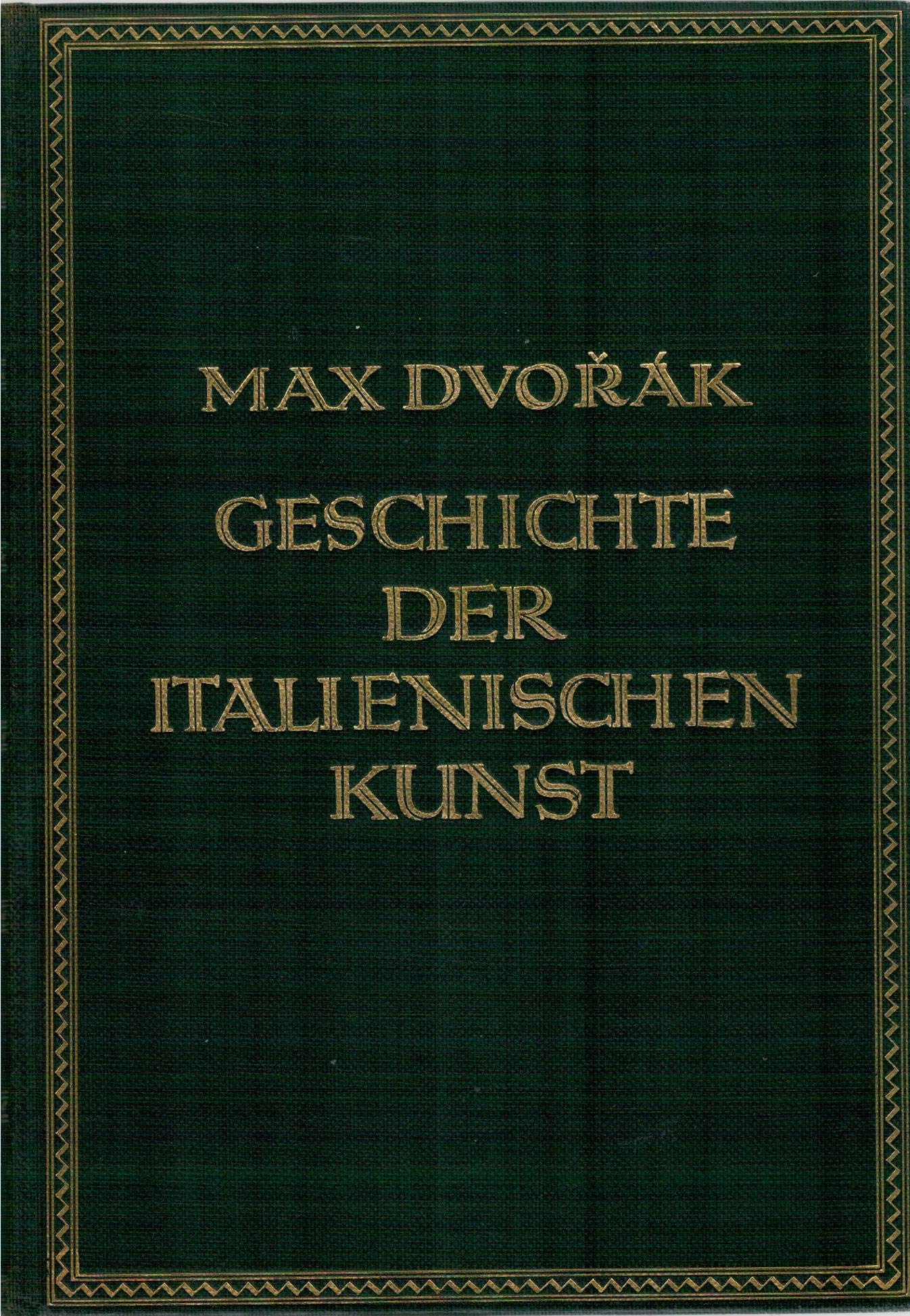 Geschichte der italienischen Kunst im Zeitalter der Renaissance.Erster Band