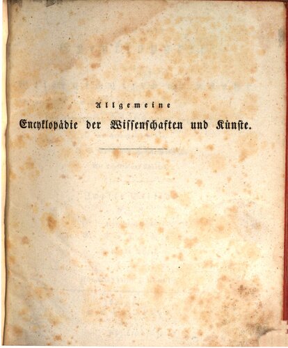 Allgemeine Encyclopädie der Wissenschaften und Künste in alphabetischer Folge / Zweite Section : Holacanthus bis Hormuz