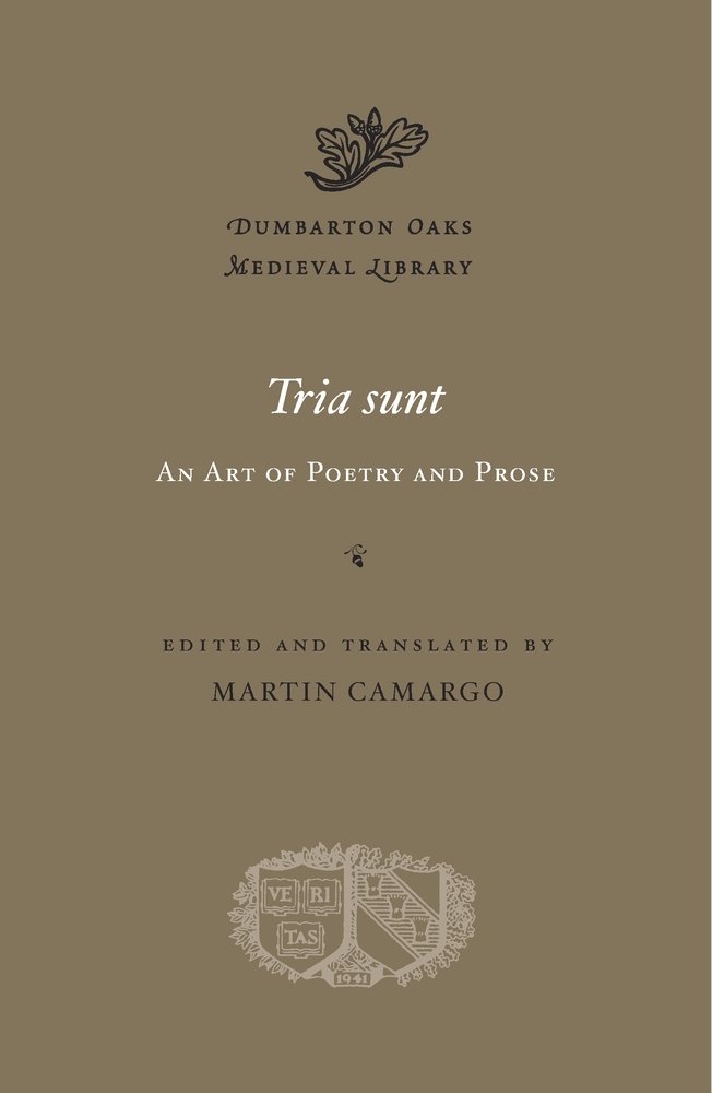 Tria sunt: An Art of Poetry and Prose