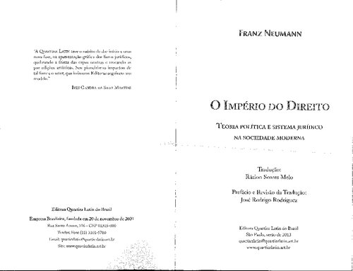 O Império do Direito: Teoria política e sistema jurídico na sociedade moderna