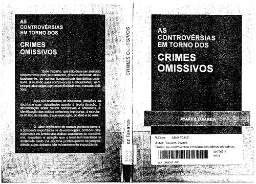 As controversias em torno dos crimes omissivos