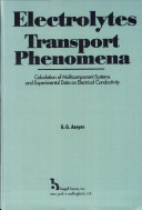 Electrolytes: Transport Phenomena: Calculation of Multicomponet Systems and Experimental Data on Electrical Conductivity
