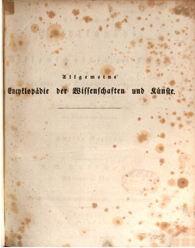 Allgemeine Encyclopädie der Wissenschaften und Künste in alphabetischer Folge / Zweite Section : Indogermanischer Sprachstamm bis
