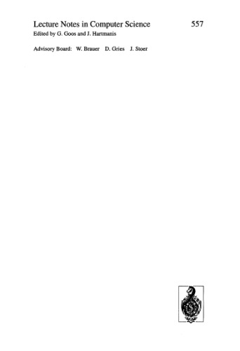 ISA'91 Algorithms: 2nd International Symposium on Algorithms Taipei, Republic of China, December 16–18, 1991 Proceedings