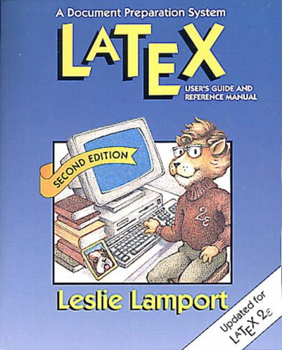 LaTeX: User's Guide and Reference Manual.A Document Preparation System