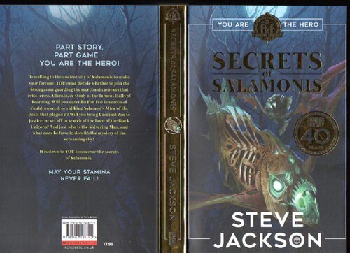 Gamebook Fighting Fantasy secrets of Salamonis FF
