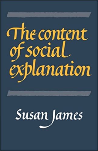 The Content of Social Explanation