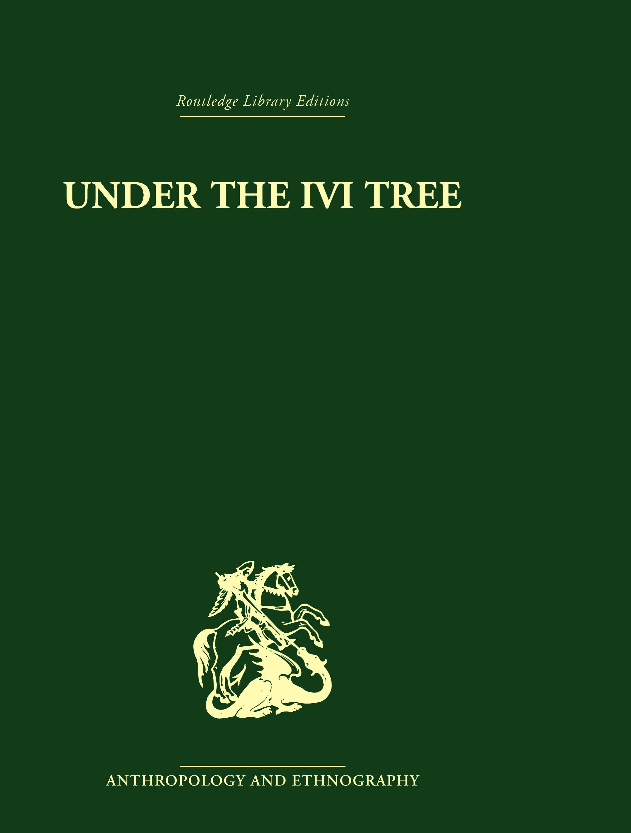Under the Ivi Tree: Society and economic growth in rural Fiji