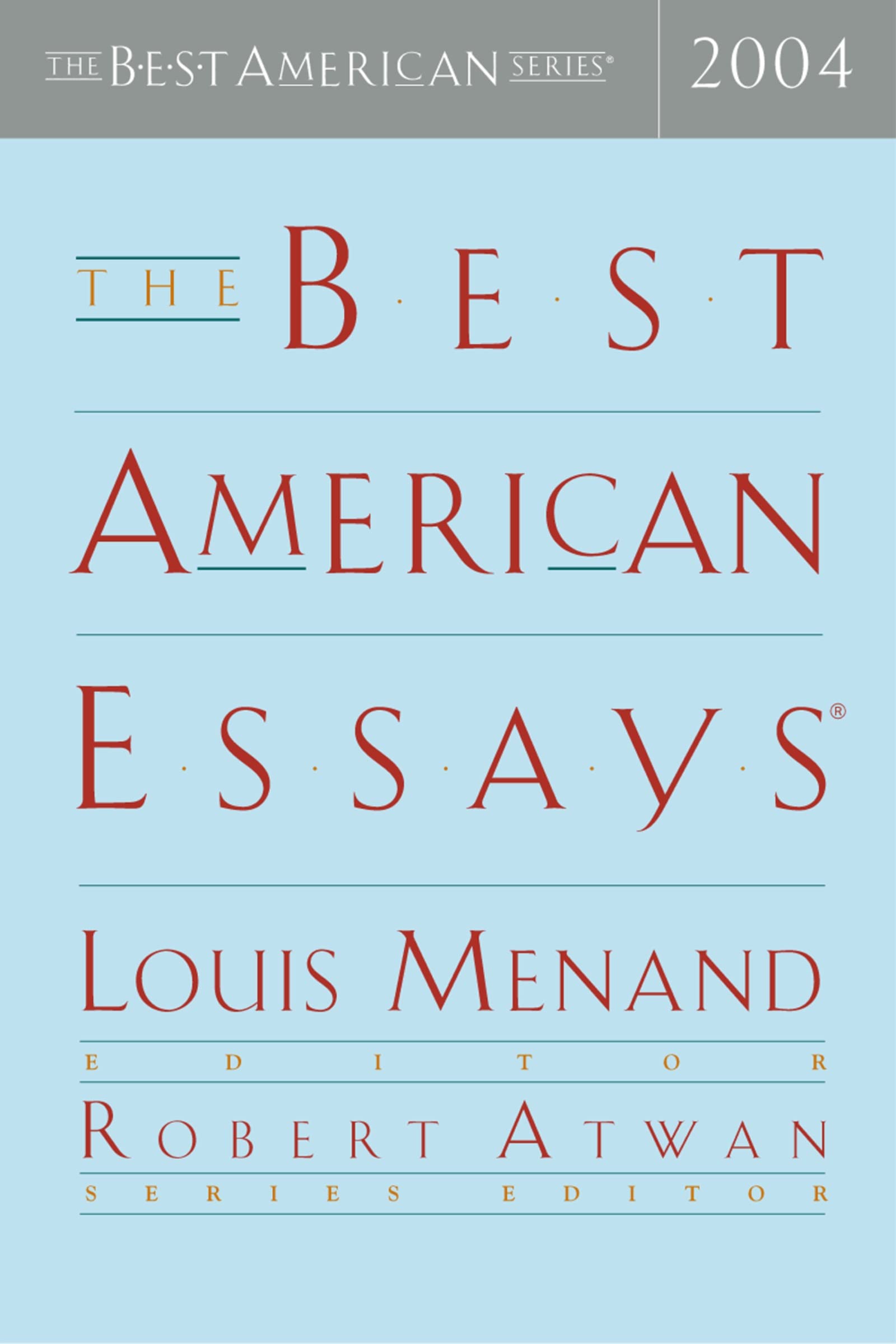 The Best American Essays 2004
