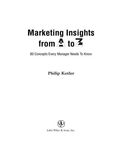 Marketing Insights from a to Z