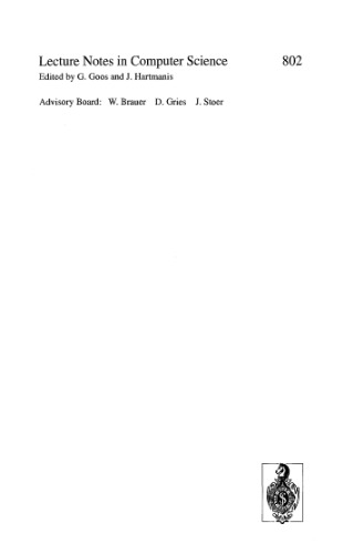Mathematical Foundations of Programming Semantics: 9th International Conference New Orleans, LA, USA, April 7–10, 1993 Proceedings