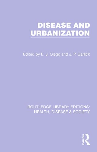 Disease and Urbanization