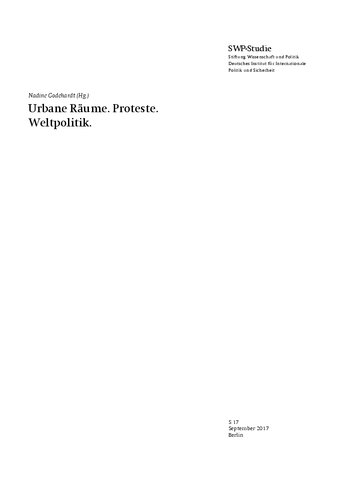 Urbane Räume. Proteste. Weltpolitik