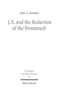 J, E, and the Redaction of the Pentateuch