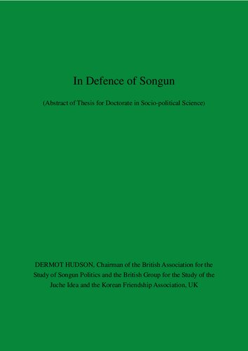 In Defence of Songun