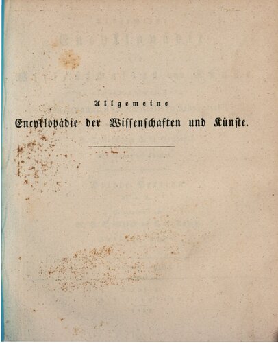 Allgemeine Encyclopädie der Wissenschaften und Künste in alphabetischer Folge / Dritte Section : Odysseus bis Olba