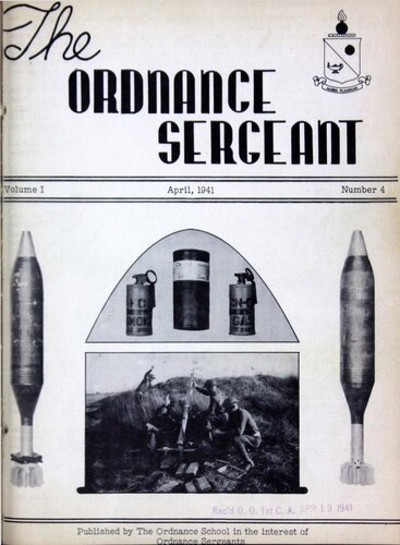 The Ordnance Sergeant Volume 1 Number 4