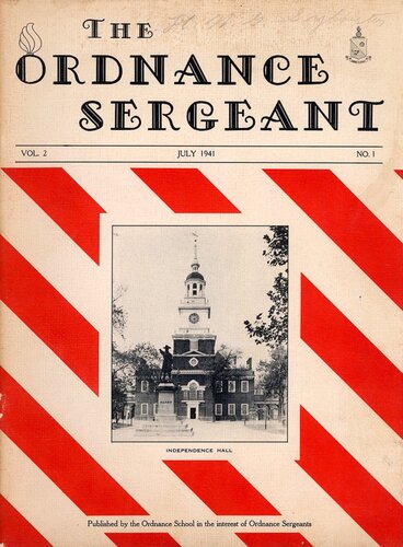 The Ordnance Sergeant Volume 2 Number 1