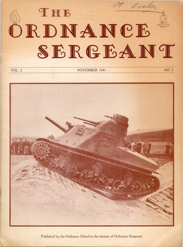 The Ordnance Sergeant Volume 2 Number 5