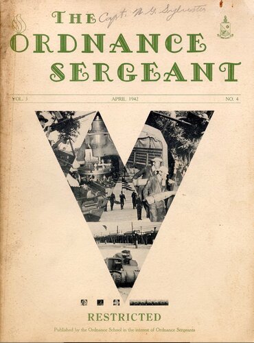 The Ordnance Sergeant Volume 3 Number 4