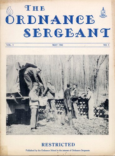 The Ordnance Sergeant Volume 3 Number 5