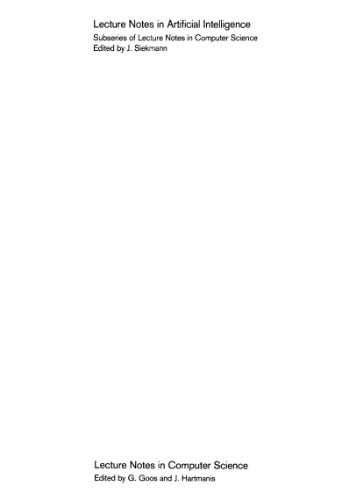 Natural Language Processing: EAIA '90, 2nd Advanced School in Artificial Intelligence Guarda, Portugal, October 8–12, 1990 Proceedings