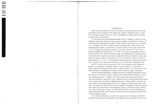 Topics in the homological theory of modules over commutative rings