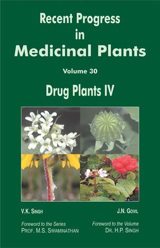 Recent Progress in Medicinal Plants. Drug Plants IV