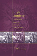 High Anxiety: Masculinity in Crisis in Early Modern France