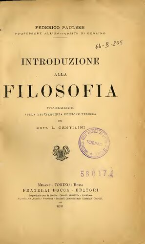 Introduzione Alla Filosofia