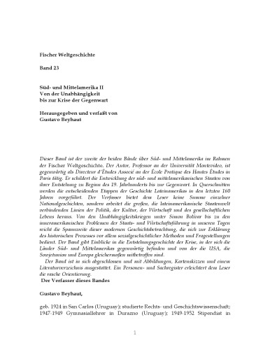 Süd- und Mittelamerika: Fischer Weltgeschichte, Bd.23, Südamerika und Mittelamerika: Bd. II