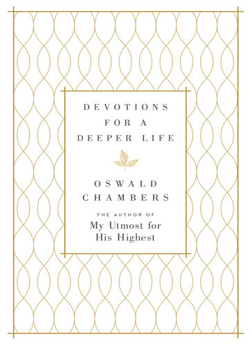 Devotions for a Deeper Life: A Daily Devotional
