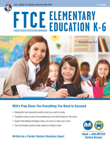 FTCE Elementary Education K-6 Book + Online